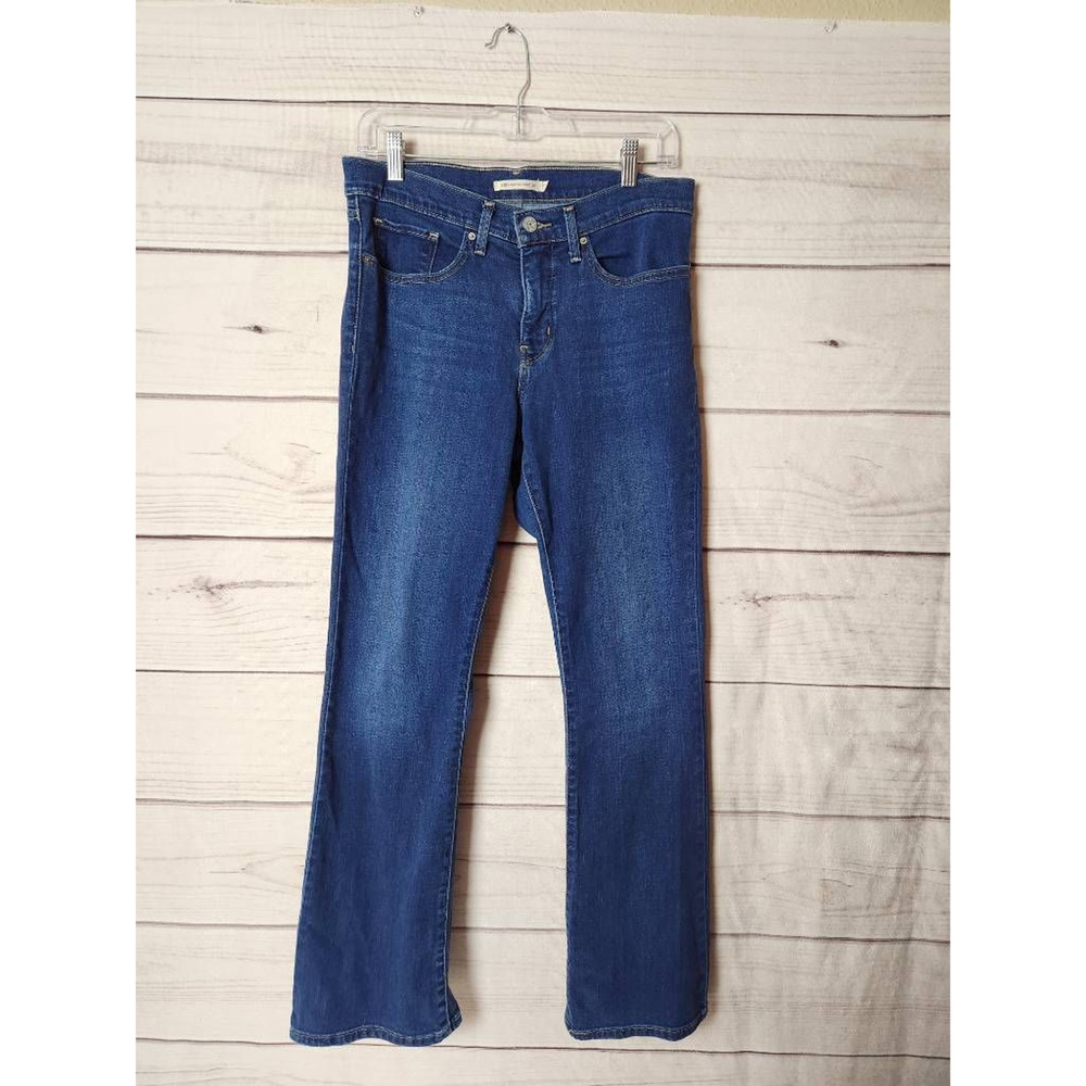 Levi's Women's 315 Boot Cut Jeans in Dark Blue Denim
